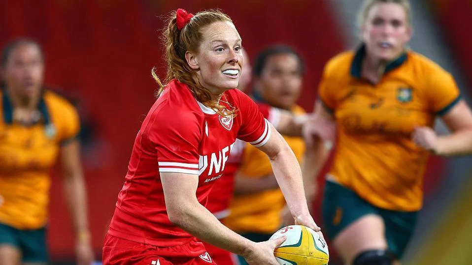 Alex Tessier playing for Canada