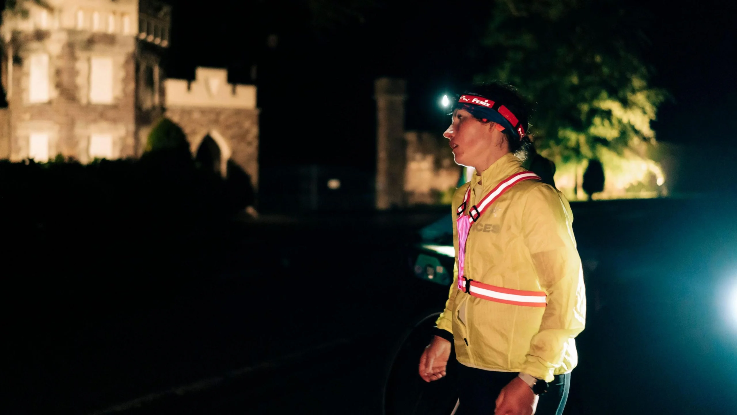 Sophie Power running at night
