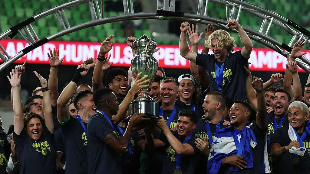 Nashville celebrate winning the US Open Cup