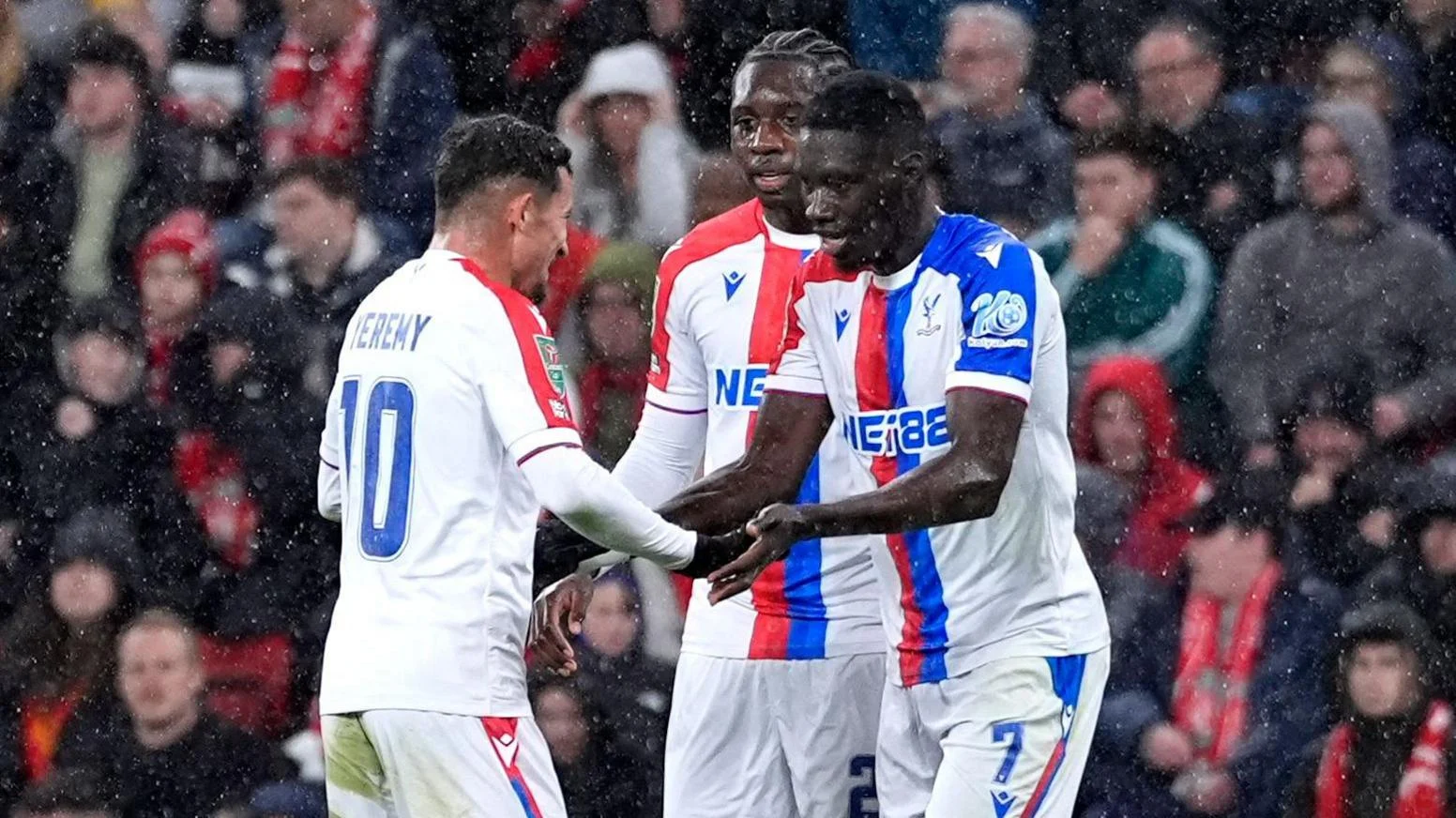 Crystal Palace celebrate a goal