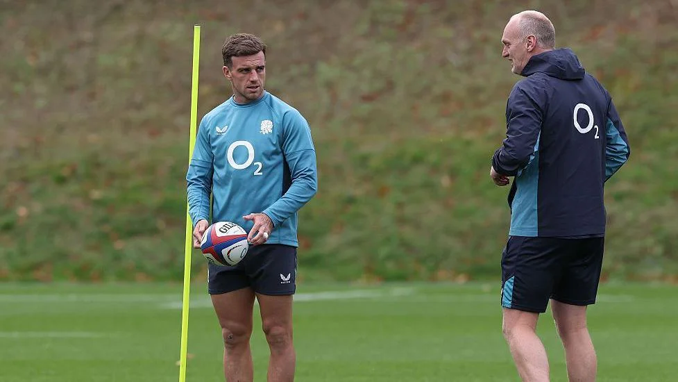 George Ford and Lee Blackett